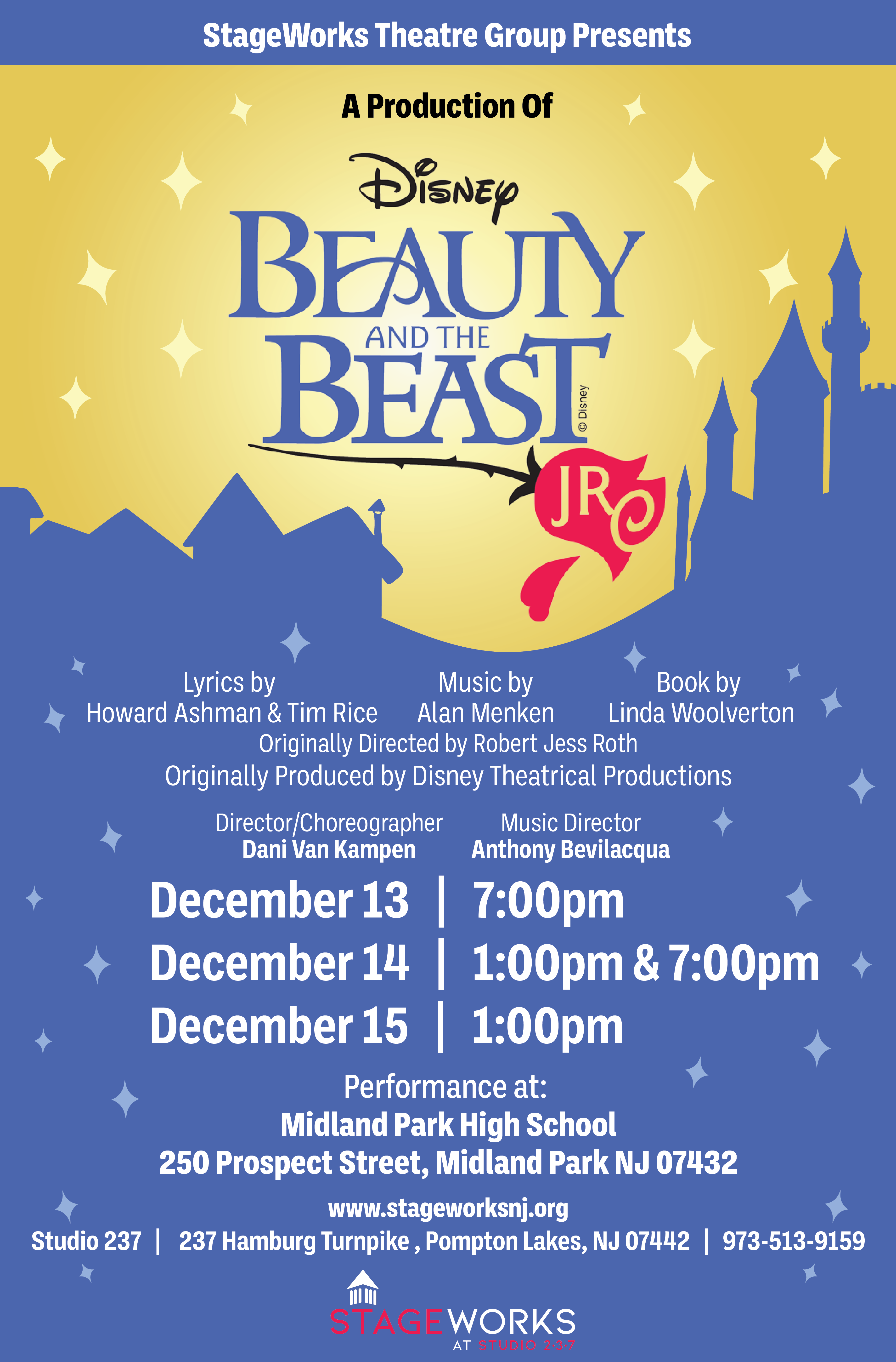 Beauty and the Beast Jr. StageWorks